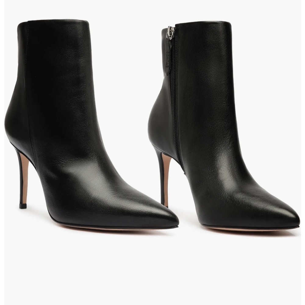 Schutz Mikki Pointed Toe Bootie - Black - Picture 5 of 10